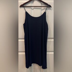 Alya Francescas Womens Dress Size L Blue Strappy Tiered Lightweight Sleeveless